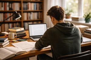 etudiant-dos-bureau-ordinateur-livres