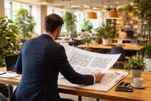 professionnel-plans-bureau-coworking-contemporain